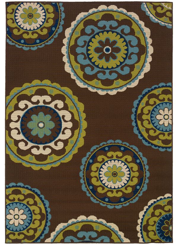 Oriental Weavers Caspian 859d Brown Collection