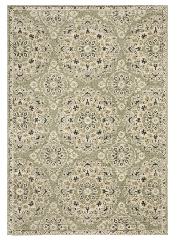 Oriental Weavers Florence 4334e Green Collection