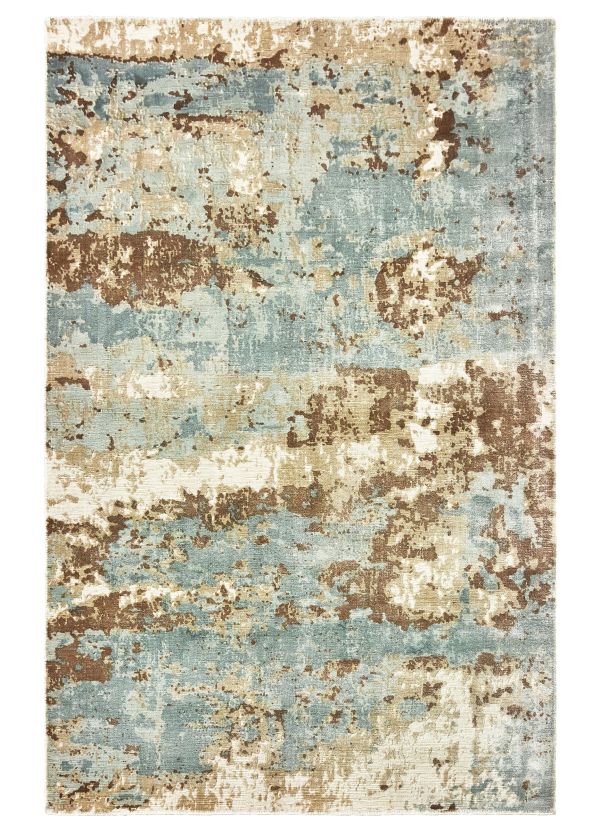Oriental Weavers Formations 70001 Blue Collection