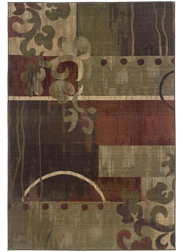 Oriental Weavers Generations 8007a Green Collection