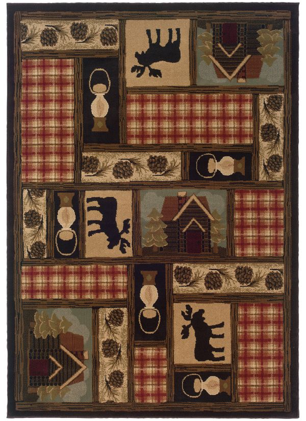 Oriental Weavers Hudson 1067a Brown Collection