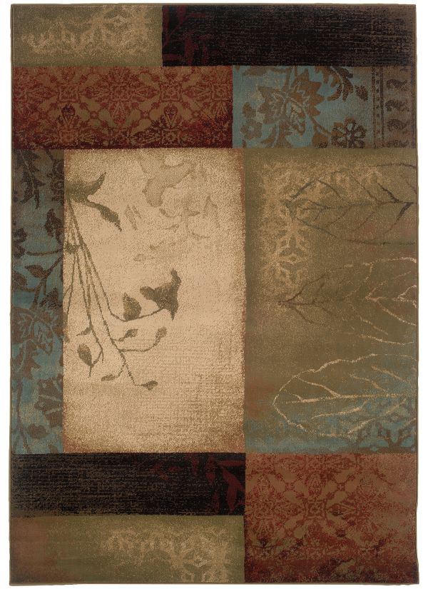 Oriental Weavers Hudson 40a Beige 5'3" x 7'6" Collection