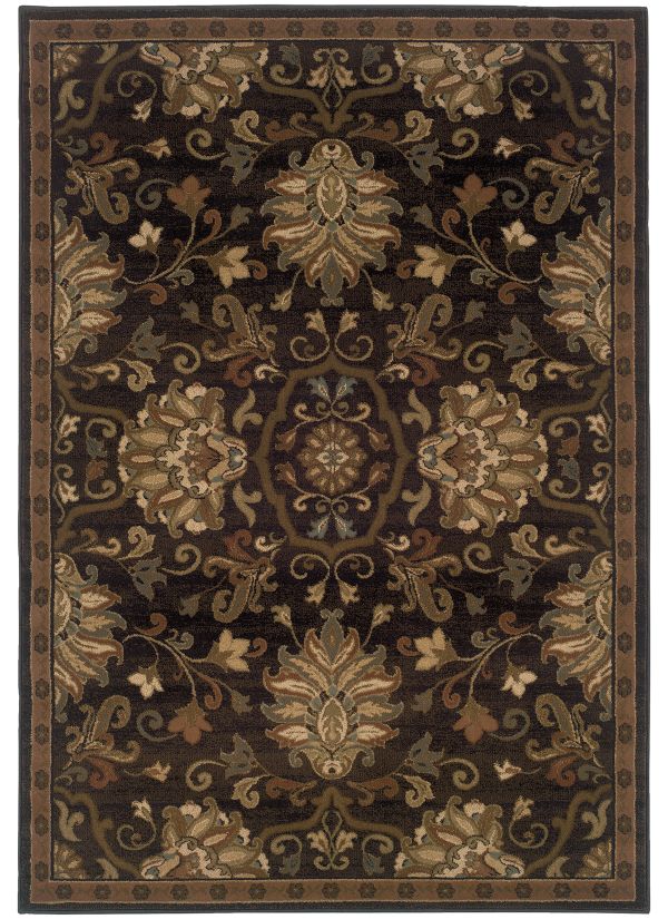 Oriental Weavers Hudson 42g Brown Collection