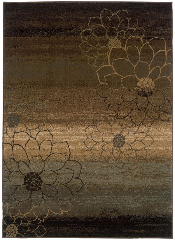 Oriental Weavers Hudson 74a Brown Collection
