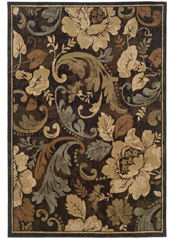 Oriental Weavers Huntington 1279e Brown Collection