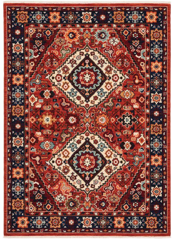 Oriental Weavers Lilihan 2061v Red Collection