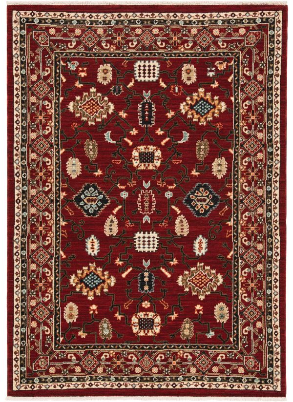 Oriental Weavers Lilihan 43s Red Collection