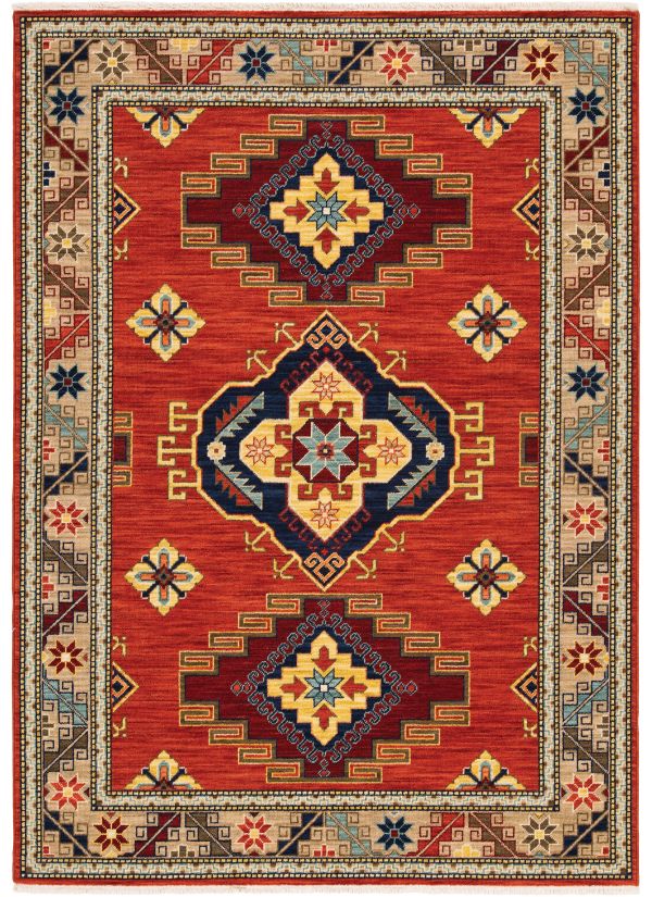 Oriental Weavers Lilihan 5504p Red Collection