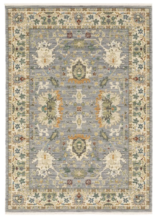 Oriental Weavers Lucca 2063l Blue Collection