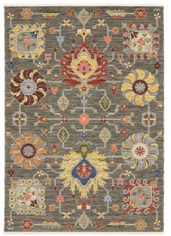 Oriental Weavers Lucca 8111k Grey Collection