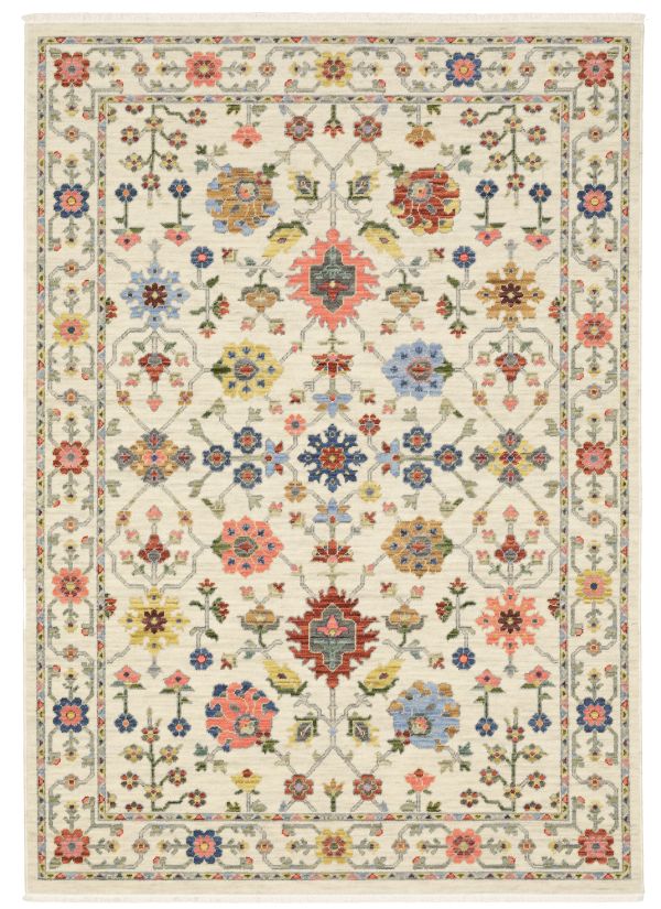 Oriental Weavers Lucca 93w Ivory Collection