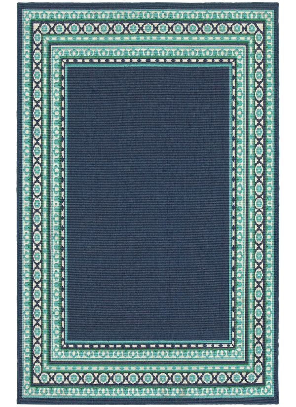 Oriental Weavers Meridian 9650b Navy Collection