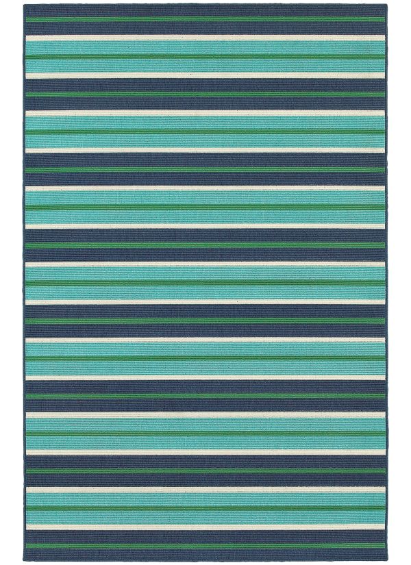 Oriental Weavers Meridian 9652f Blue Collection