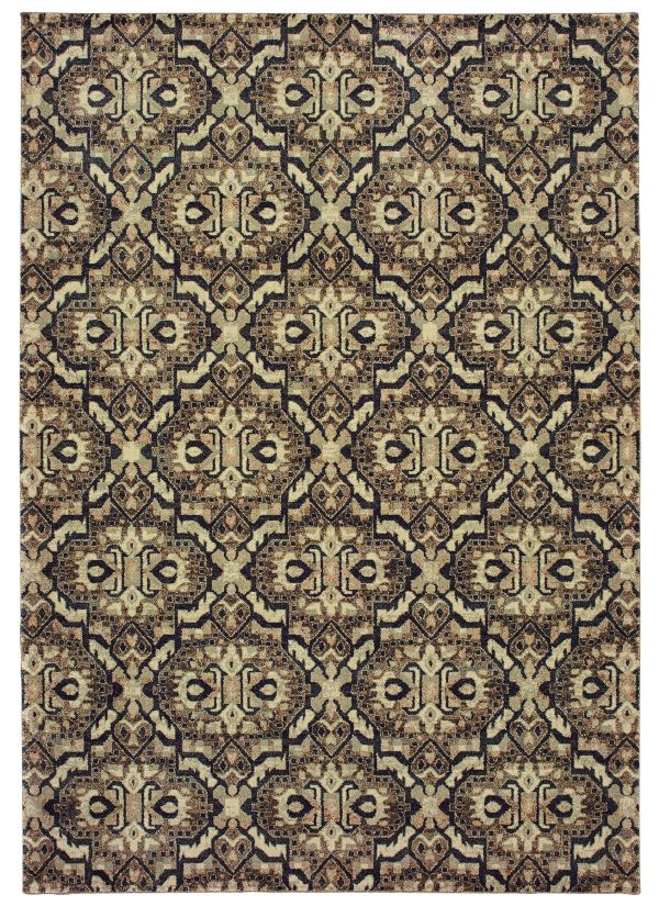 Oriental Weavers Raleigh 4927K Brown Collection