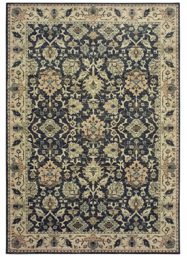 Oriental Weavers Raleigh 8026p Navy Collection