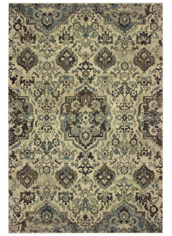 Oriental Weavers Raleigh 8027j Ivory Collection