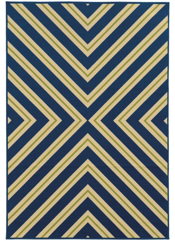 Oriental Weavers Riviera 4589l Navy Collection