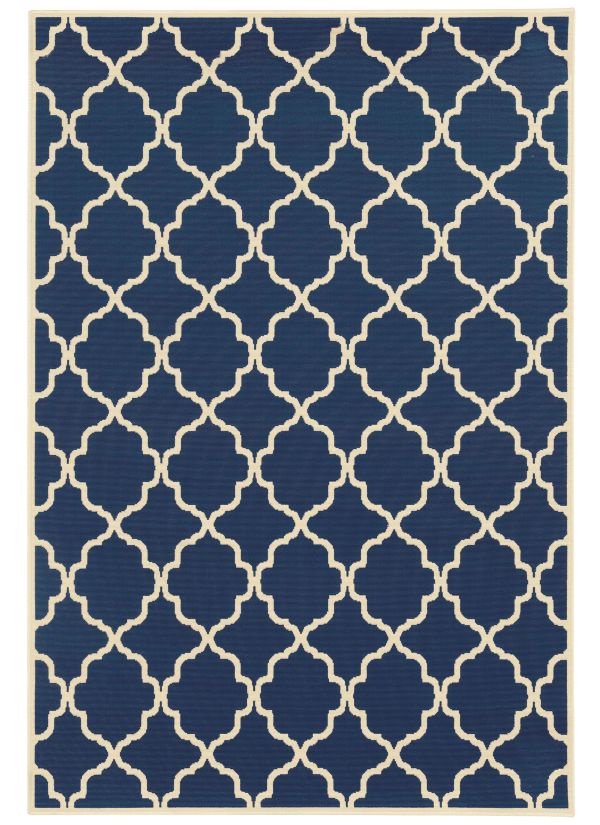 Oriental Weavers Riviera 4770l Navy Collection