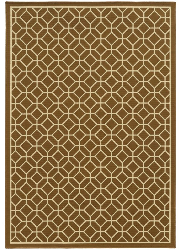Oriental Weavers Riviera 4771l Brown Collection