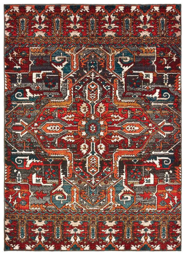 Oriental Weavers Sedona 9575a Red Collection