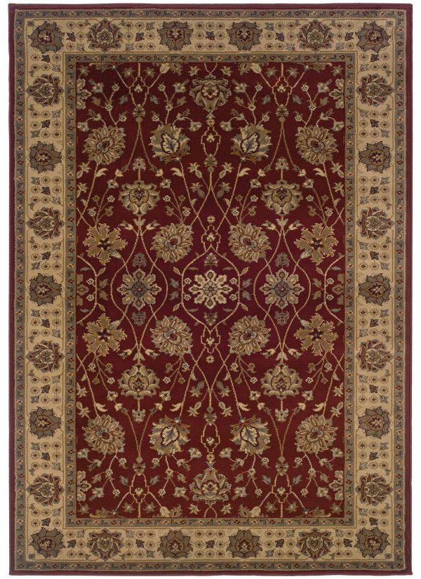 Oriental Weavers Tybee 733r Red Collection