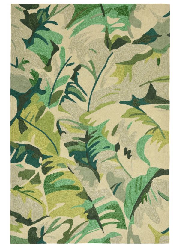 Liora Manne Capri Palm Leaf Green Collection