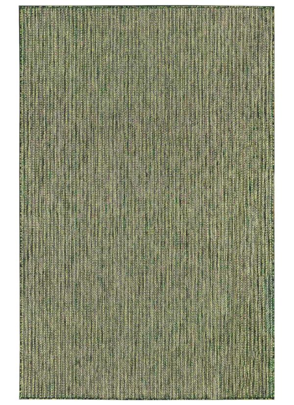 Liora Manne Carmel Texture Stripe Green Collection