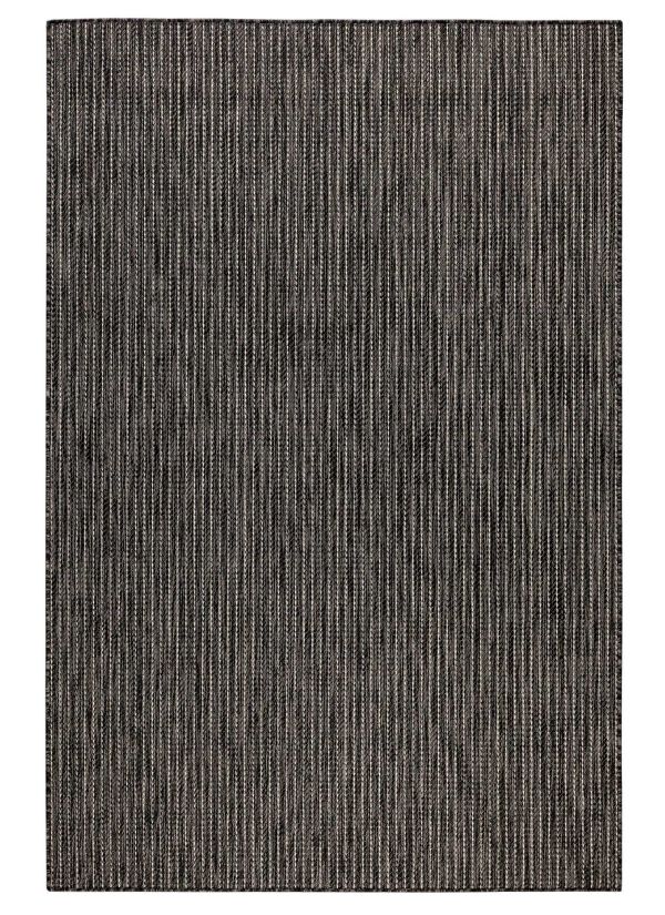Liora Manne Carmel Texture Stripe Black Collection