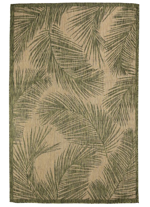 Liora Manne Carmel Fronds Green Collection