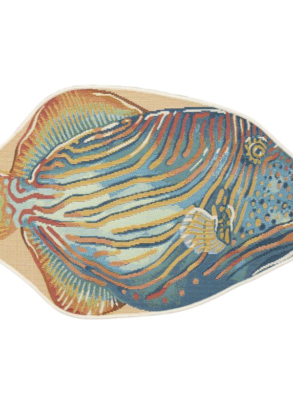 Liora Manne Esencia Triggerfish Multi 3'3" x 1'9" Collection