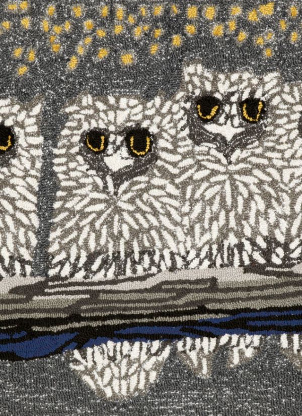 Liora Manne Frontporch Owls Night Collection
