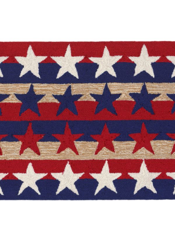 Liora Manne Frontporch Stars & Stripes Americana Collection