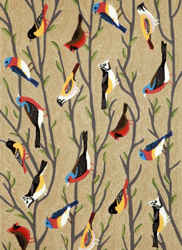 Liora Manne Frontporch Birds Multi Collection