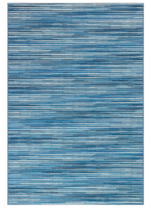 Liora Manne Marina Stripes China Blue Collection
