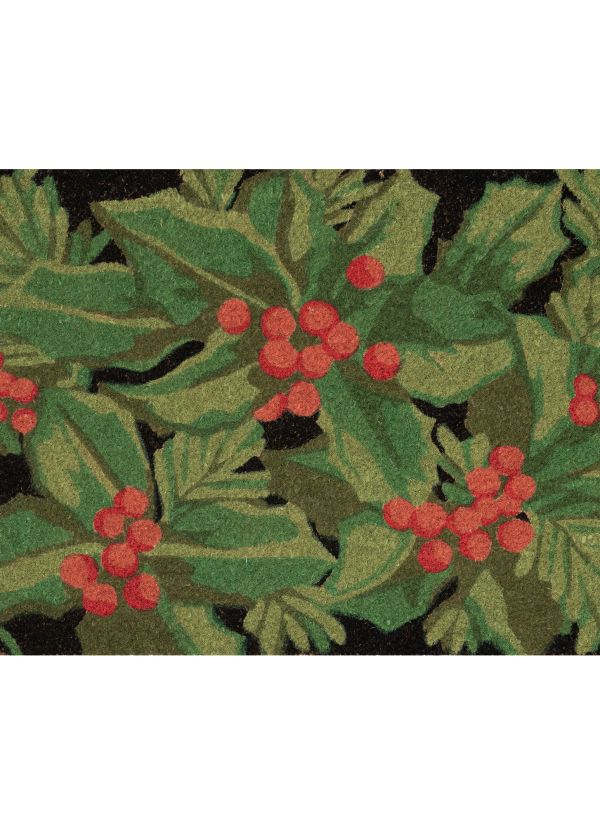 Liora Manne Natura Hollyberries Black 1'6" x 2'6" Collection