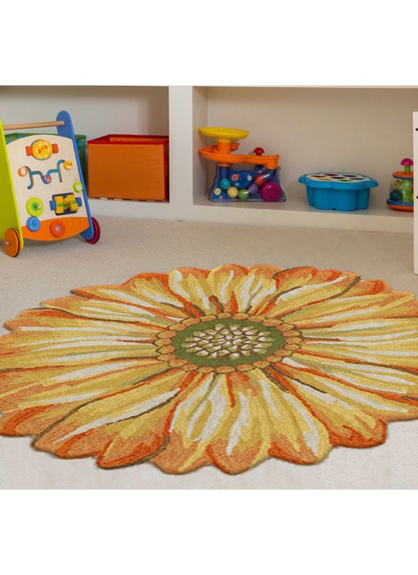 Liora Manne Frontporch Sunflower Yellow Rug from Liora Manne TO141709 Area US