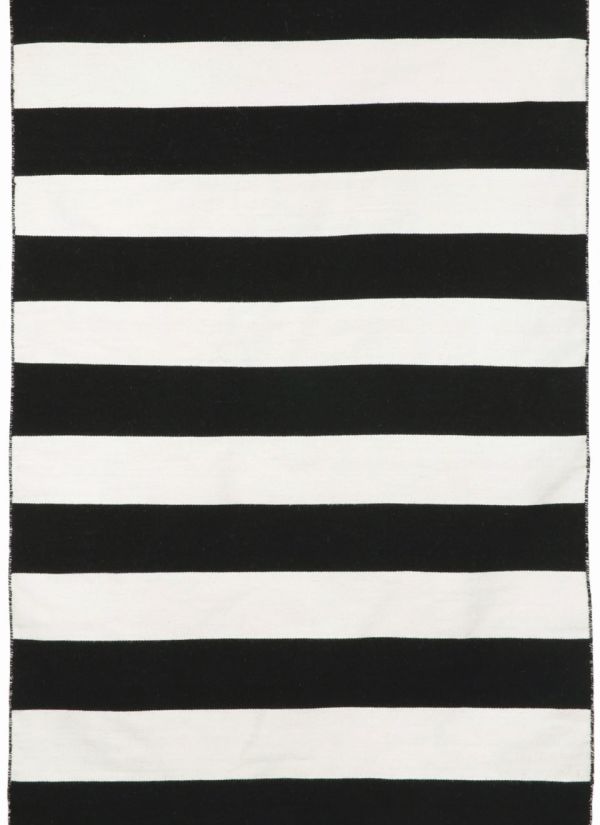 Liora Manne Sorrento Rugby Stripe Black Collection