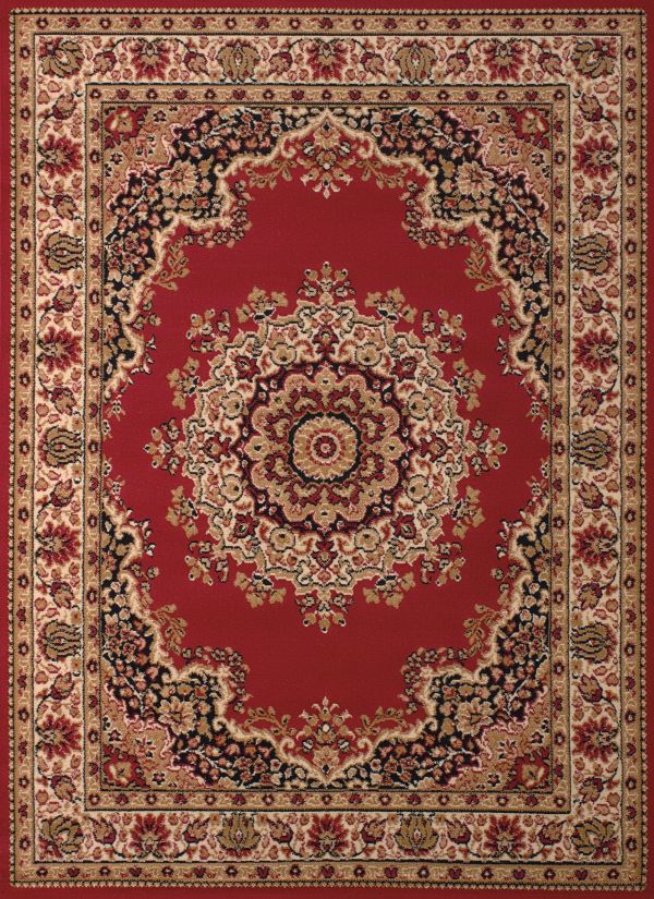 United Weavers Dallas Floral Kirman Red Collection