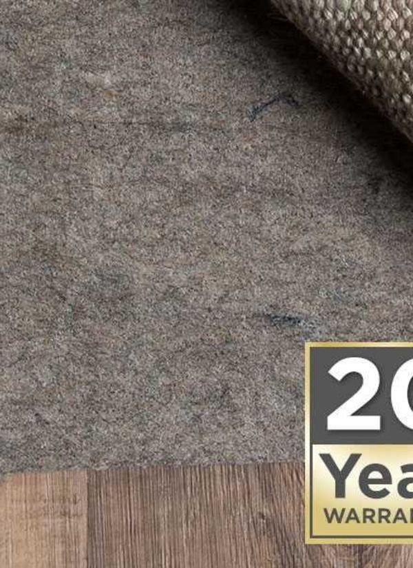 20 Year Warranty Area Rug Pad 6' X 9' Rectangular Pre-packaged Collection