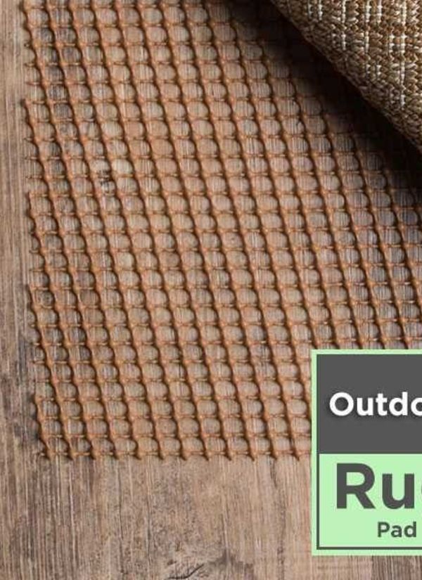 Outdoor Area Rug Pad 6' X 9' Rectangular Pre-packaged Collection