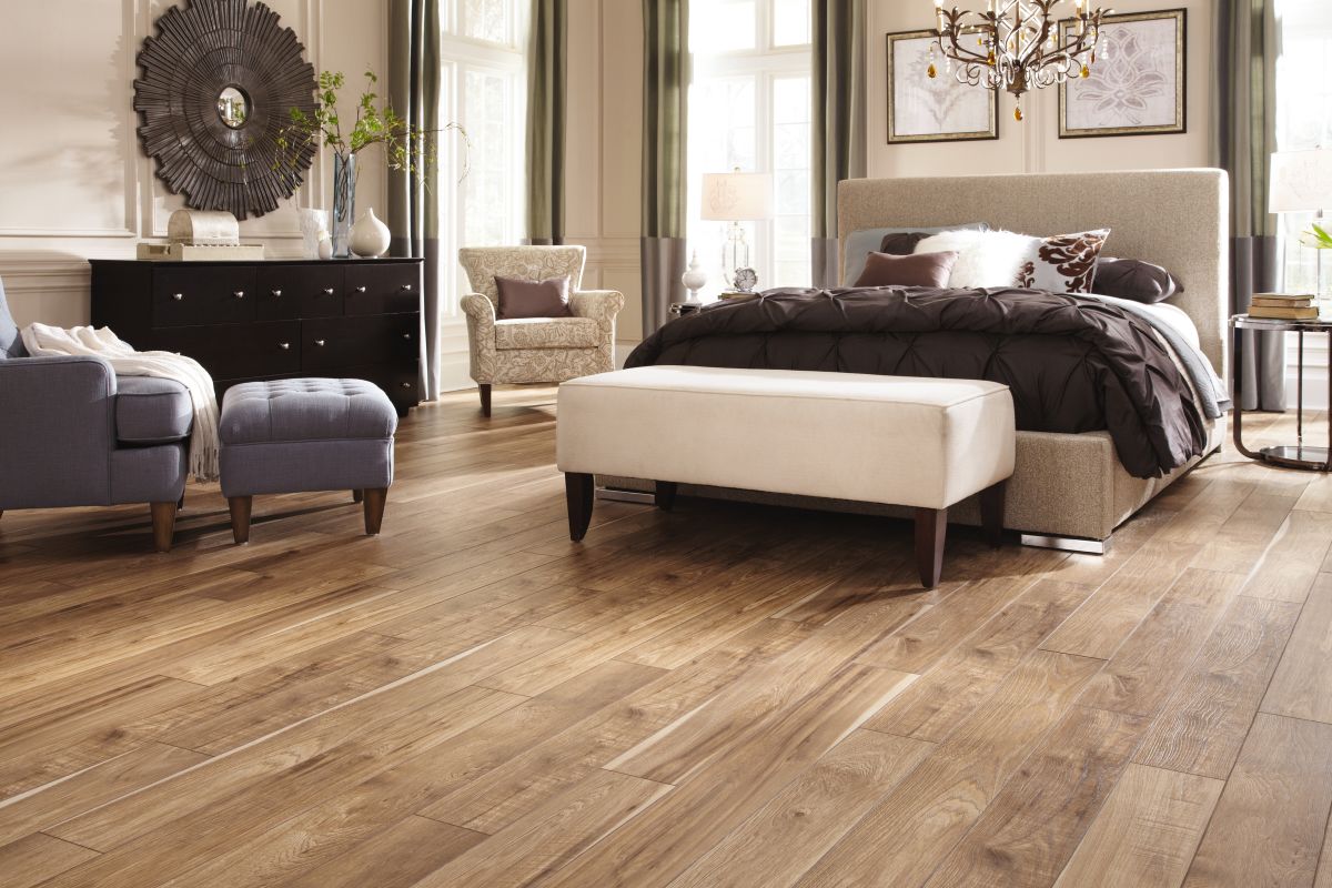 Laminate Flooring | Mannington Restoration SAWMILL HICKORY ...