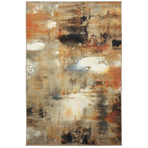 Area Rug Mohawk Prismatic Distressed Canvas Grey Multi