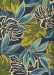 Couristan Covington Areca Palms Azure/Forest Green Collection