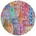 Addison Rugs Chantille Red 8'0" x 8'0" Round Collection