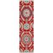 Addison Rugs Chantille Red 2'3" x 7'6" Runner Collection