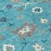 Addison Rugs Chantille Teal 8'0" x 8'0" Round Room Scene