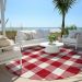 Addison Rugs Chantille Red 8'0" x 8'0" Round Room Scene