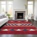 Addison Rugs Chantille Red 9'0" x 12'0" Room Scene