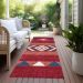 Addison Rugs Chantille Red 2'3" x 7'6" Runner Room Scene