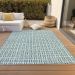 Addison Rugs Chantille Teal 9'0" x 12'0" Room Scene